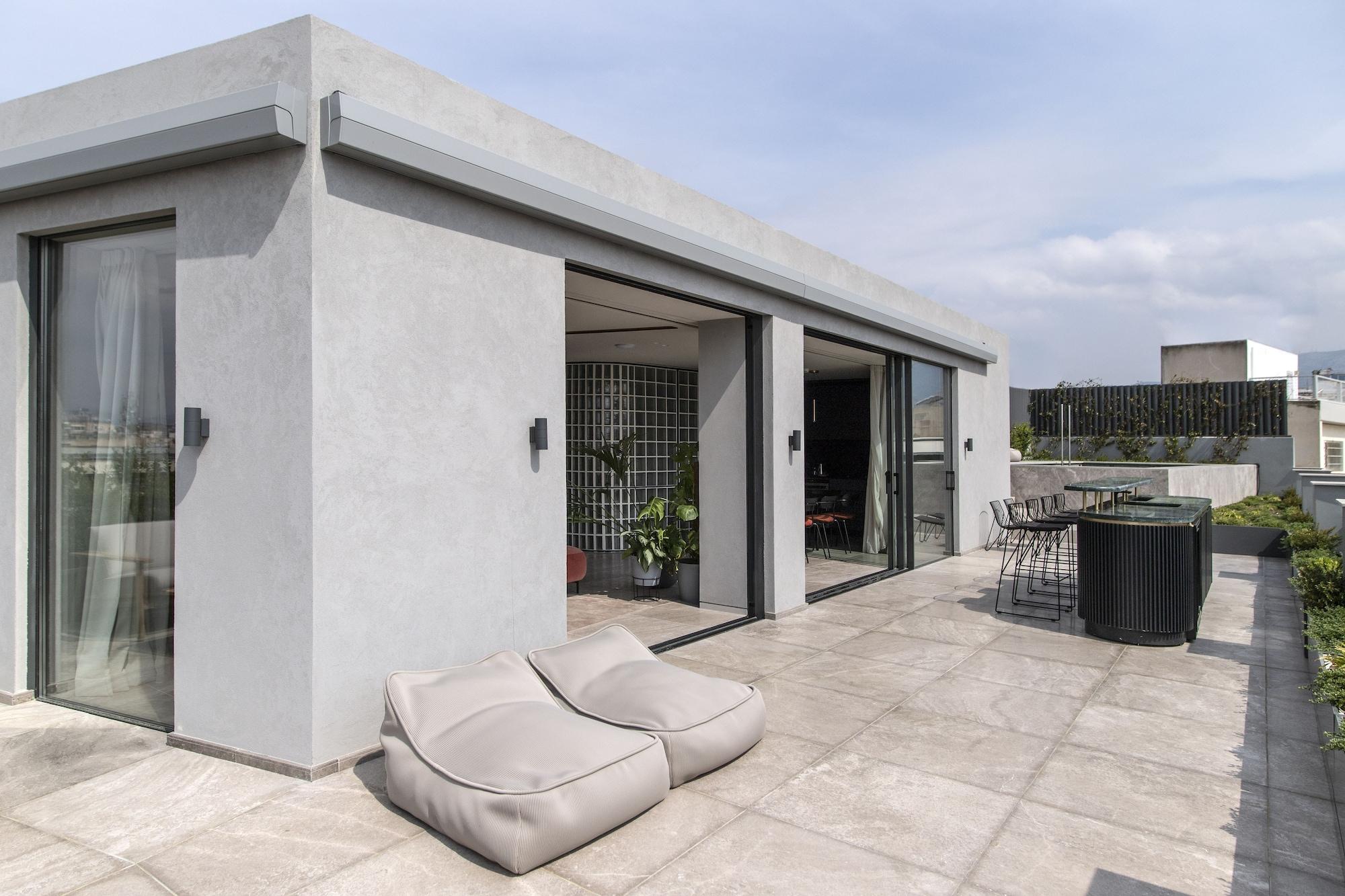 Perianth Hotel Атина Екстериор снимка Rooftop terrace