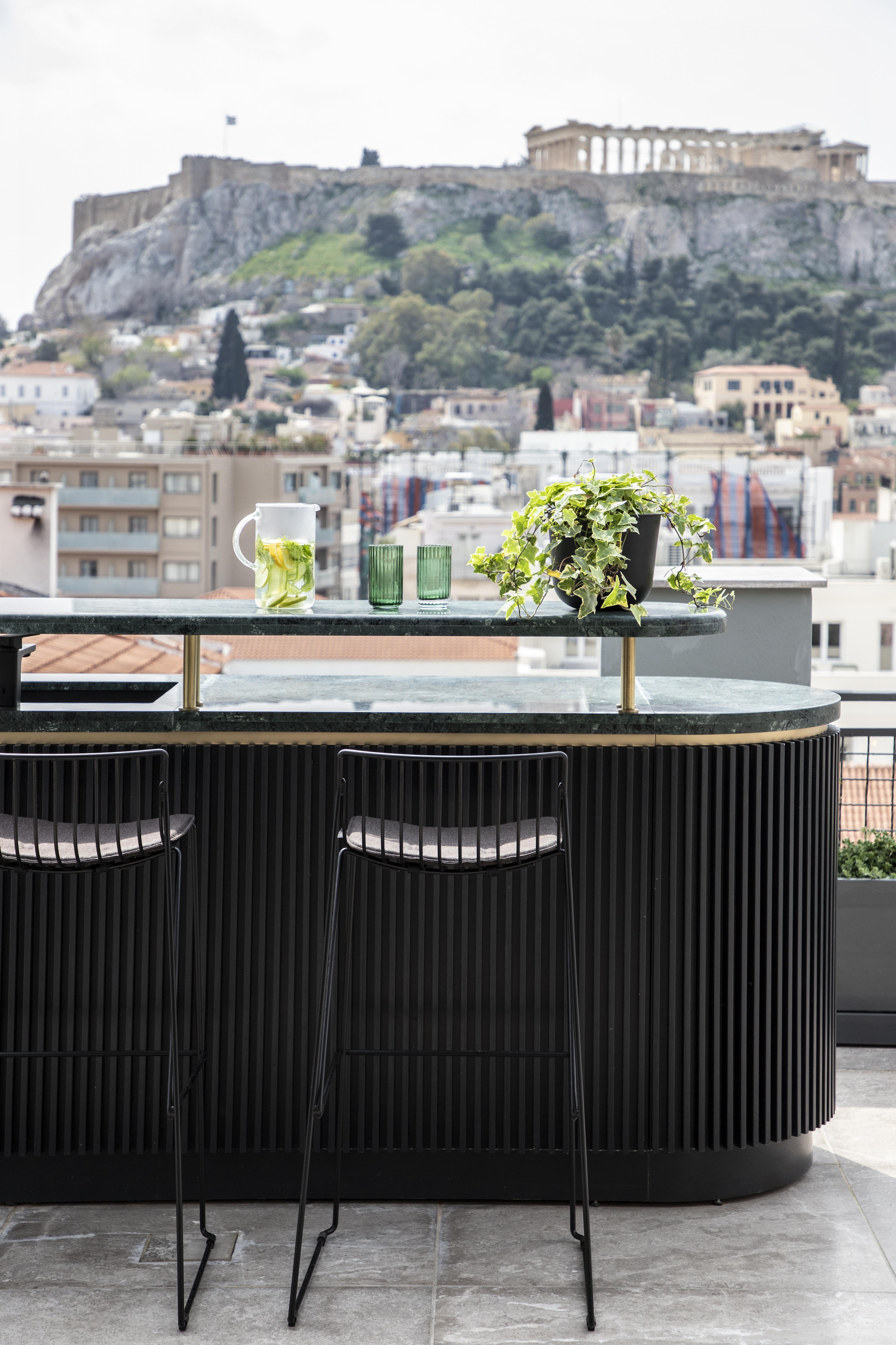 Perianth Hotel Атина Екстериор снимка A balcony