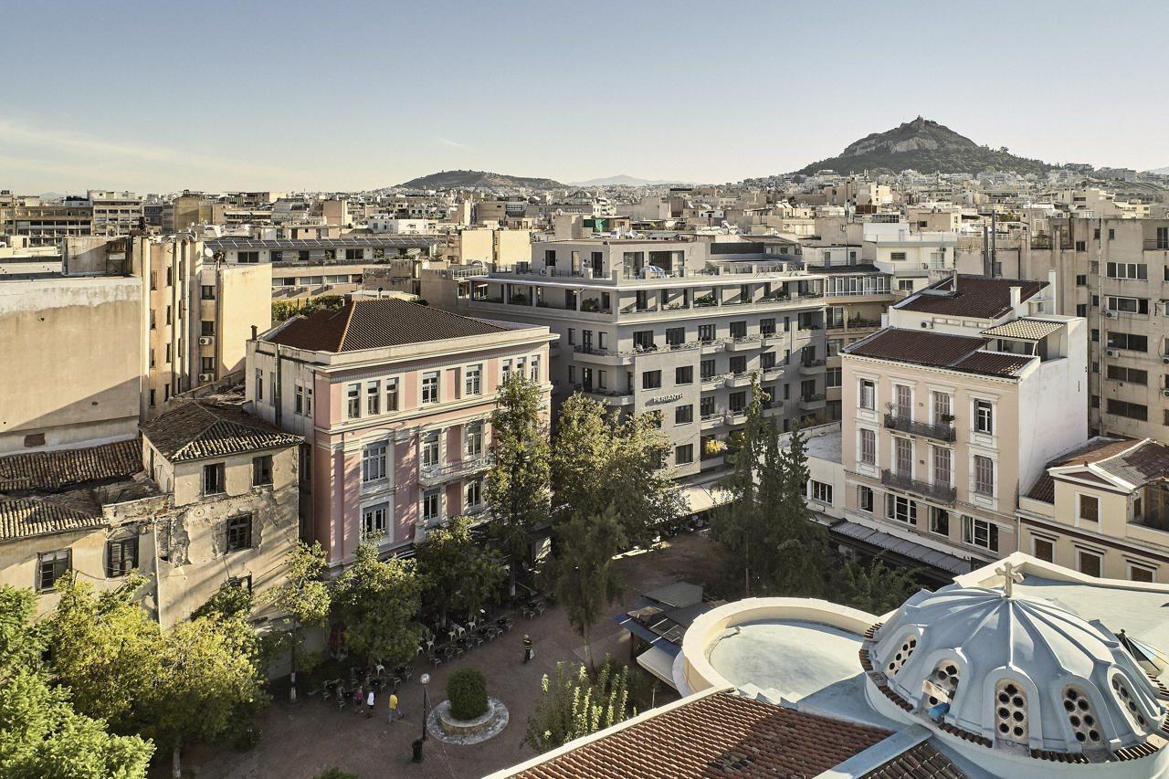 Perianth Hotel Атина Екстериор снимка View of the district